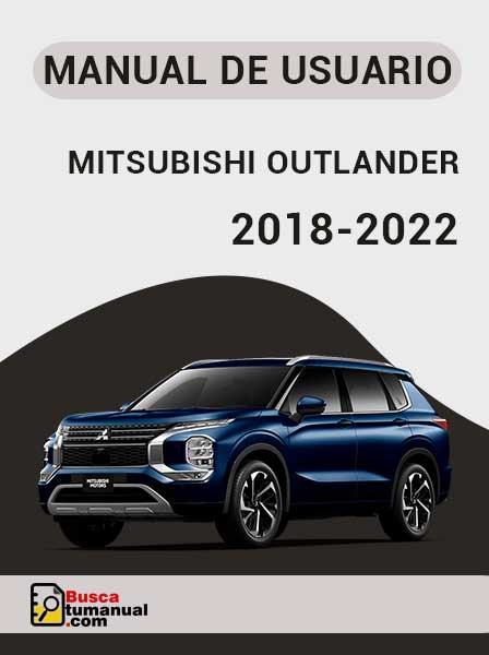 Manual de Usuario Mitsubishi OUTLANDER 2018-2022