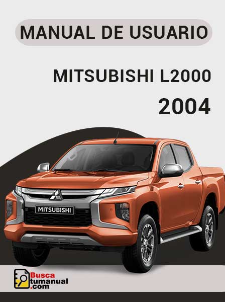 Manual de Usuario Mitsubishi L2000 2004