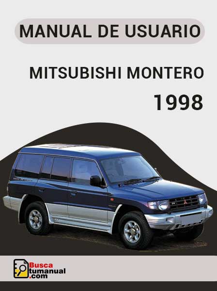 Manual de Usuario Mitsubishi Montero 1998