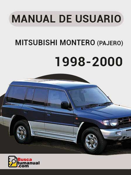 Manual de Usuario Mitsubishi Montero (Pajero) 1998-2000