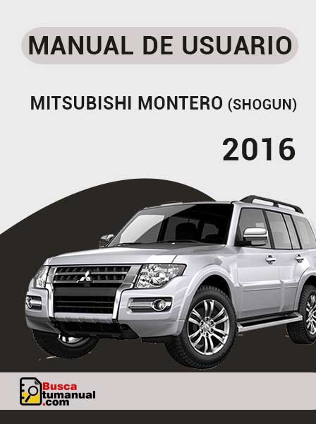 Manual de Usuario Mitsubishi Montero (Shogun) 2016