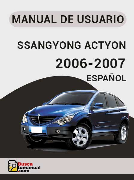 Manual de Usuario SsangYong Actyon 2006-2007