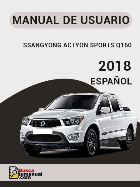Manual de Usuario SsangYong Actyon Sports Q160 2018