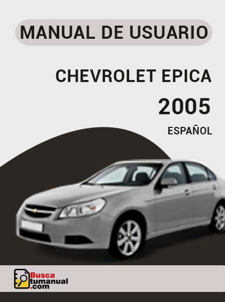 Manual de Propietario Chevrolet Epica 2005 Español