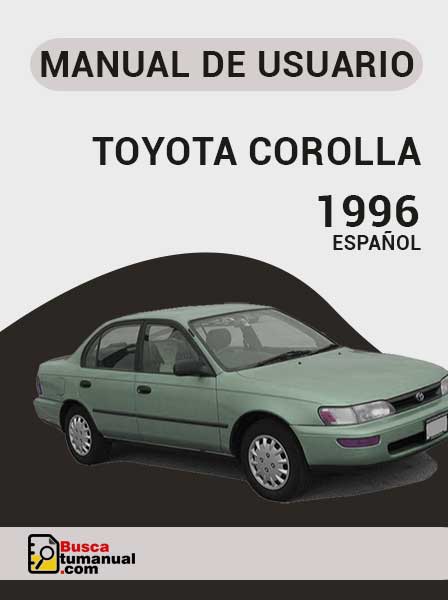 Manual de Usuario Toyota Corolla 1996 Español