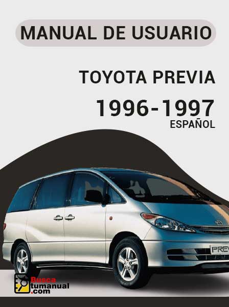 Manual de Usuario Toyota Previa 1996-1997 Español