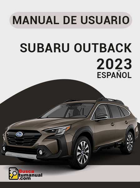 Manual de Usuario Subaru Outback 2023 Español