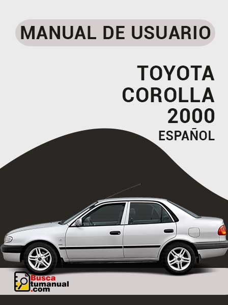Manual de Usuario Toyota Corolla 2000