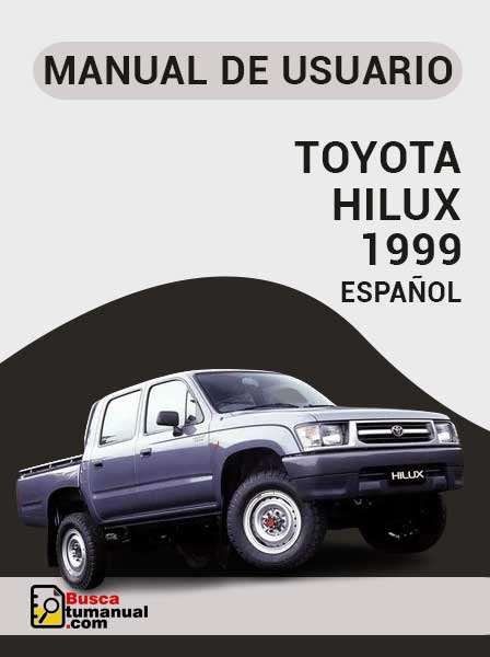 Manual de Usuario Toyota Hilux 1999 Español