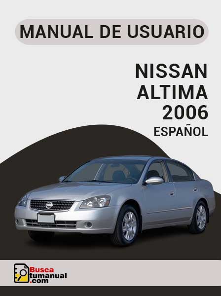 Manual Usuario Nissan Altima 2006 Español
