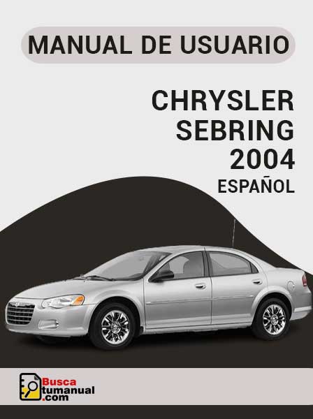 Manual de Usuario Chrysler Sebring 2004 Español