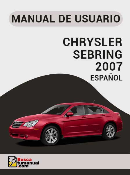 Manual de Usuario Chrysler Sebring 2007 Español